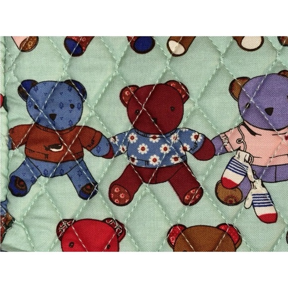 Vera Bradley Teddy Bear Cord Organizer Pouch NWT - Picture 3 of 7